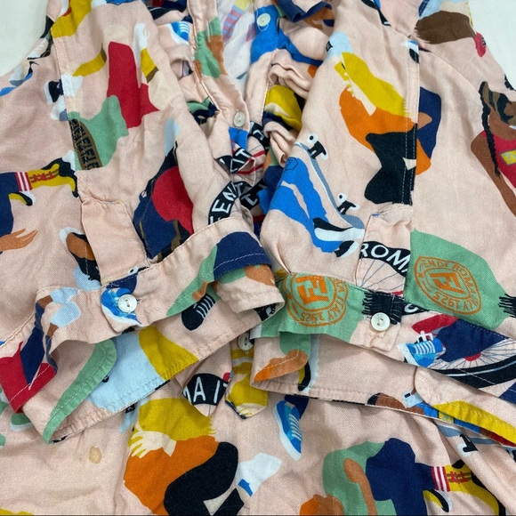 Fendi authentic oversized ruffled dress size S - Picture 8 of 16